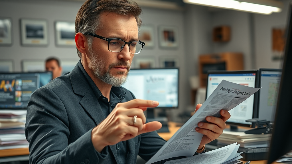 meticulous Kansas City editor verifying news stories for media sites kansas city with digital fact-checking tools